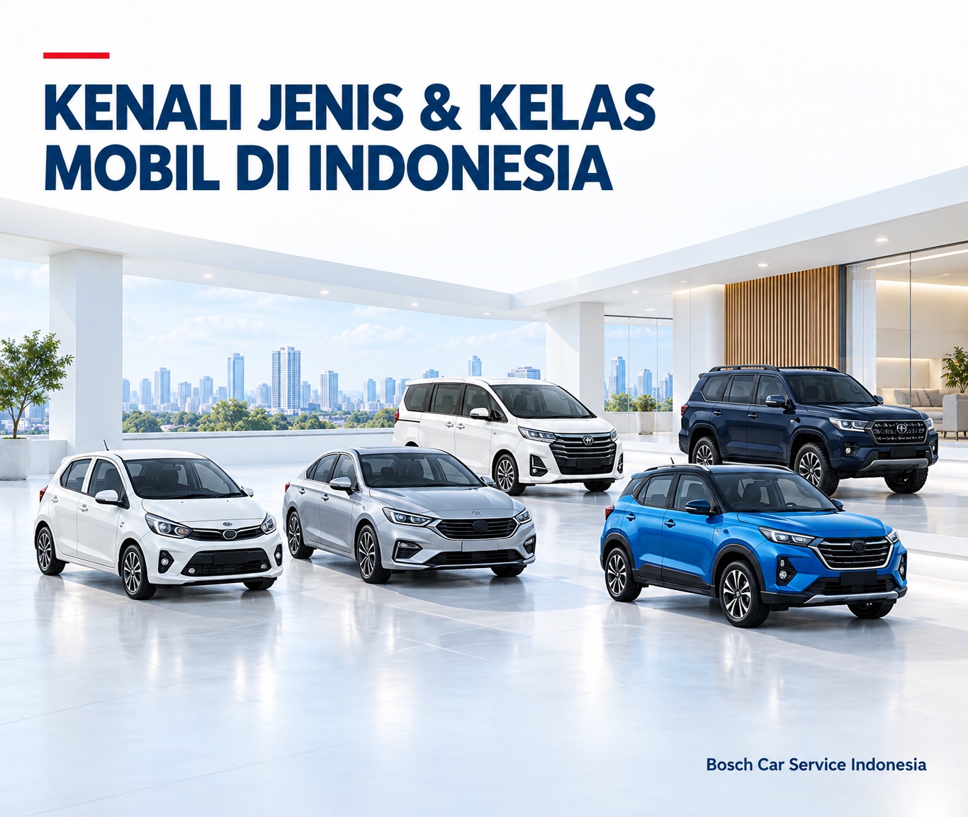 Mengenal Jenis dan Kelas Mobil di Indonesia: Dari LCGC, LMPV, hingga SUV Premium
